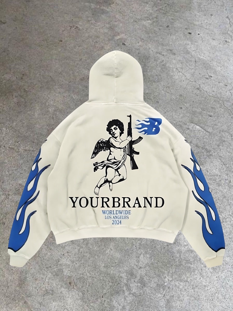 Blue Flame Hoodie
